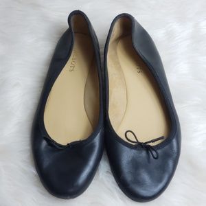 Talbots black ballet flats size 9.5